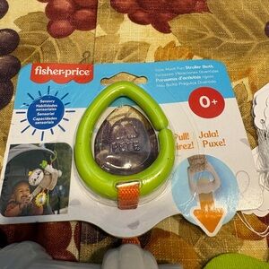 Fisher-Price Sensory Stroller Toy with Green and Orange
